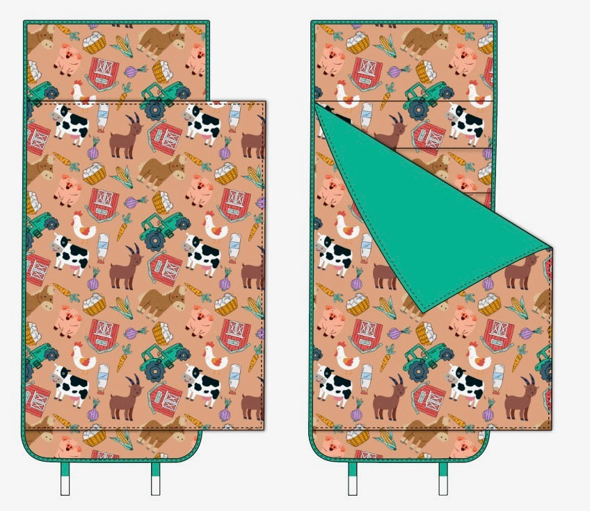 "Georgie Has a Farm" Bamboo Nap Mat