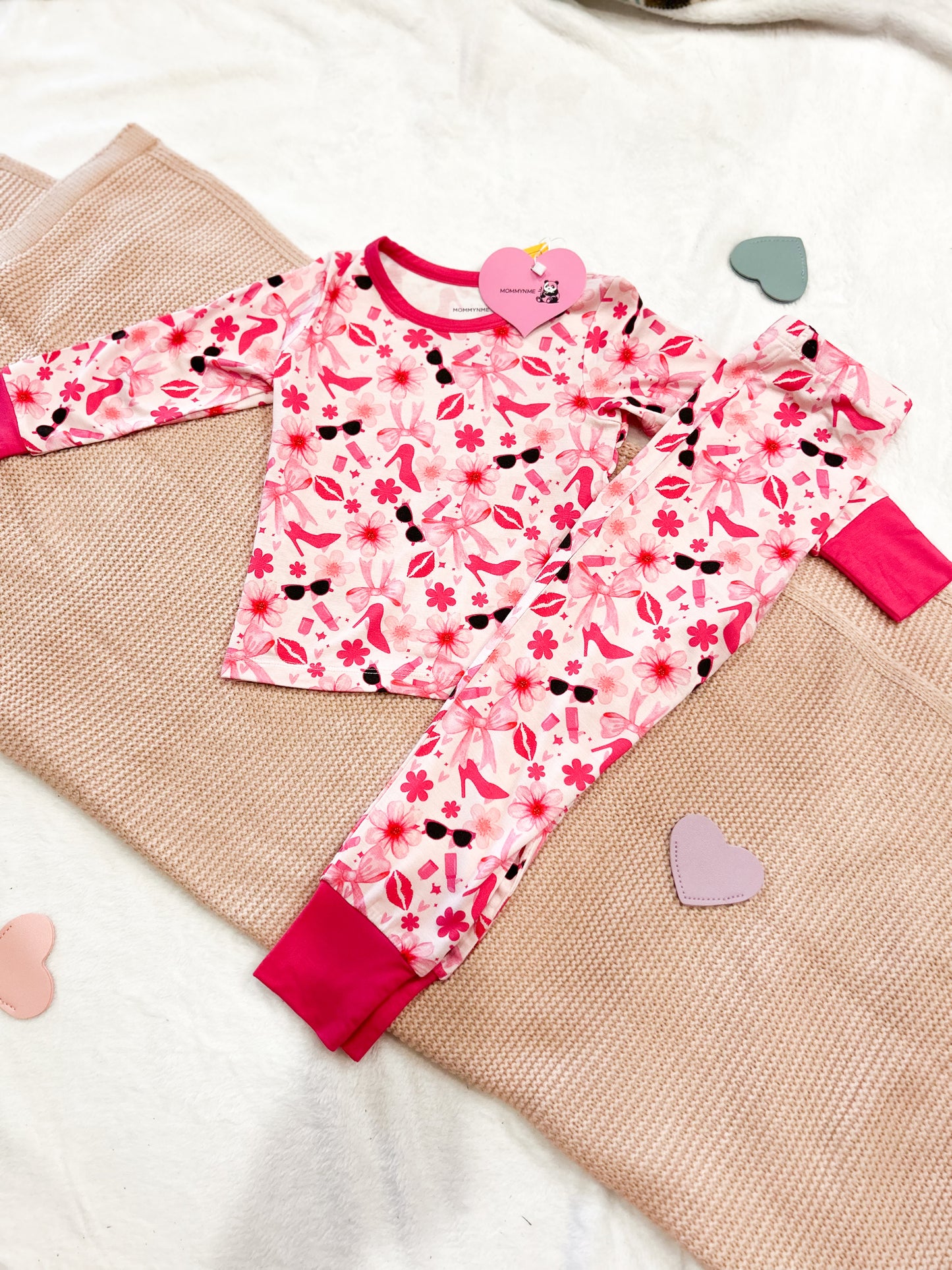 "Let's Go Party" Two Piece Bamboo Pajamas