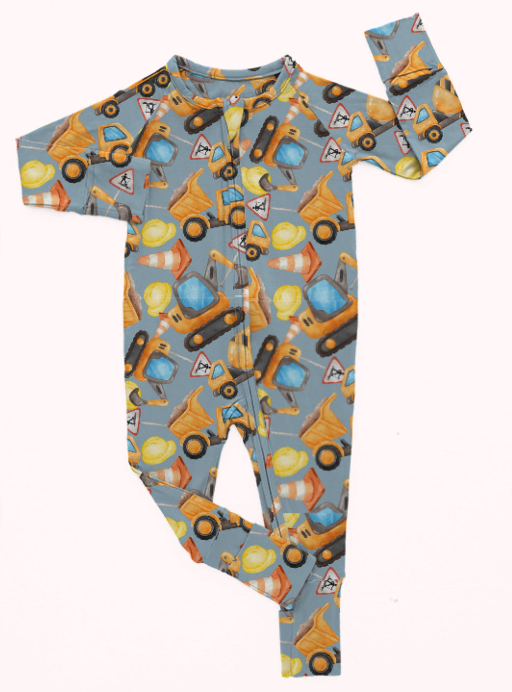 "Building Buddies" Zip-Up Bamboo Pajamas !!PREORDER!!