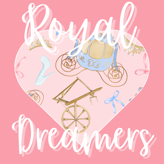 "Royal Dreamers" Ruffle Zip Up  Bamboo Pajamas